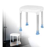 LZQ Sgabello da doccia regolabile in altezza, per vasca da bagno, per doccia, per anziani, seduta opaca fino a 150 kg