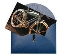 LZQPOEAS Biglietti di auguri con buste Biglietto di auguri vuoto Bike Thank You Card Note Biglietti per feste Pieghevole Biglietto vuoto per compleanno Biglietti di auguri vuoti Biglietti di invito