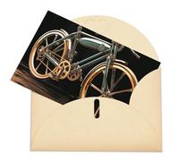 LZQPOEAS Biglietti di auguri con buste Biglietto di auguri vuoto Bike Thank You Card Note Biglietti per feste Pieghevole Biglietto vuoto per compleanno Biglietti di auguri vuoti Biglietti di invito