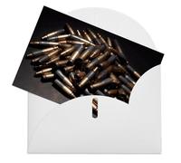 LZQPOEAS Biglietti di auguri con buste Biglietto di auguri vuoto Bullet Thank You Card Biglietti per feste Pieghevole Biglietto vuoto per compleanno Biglietti di auguri vuoti Biglietti di invito