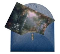 LZQPOEAS Biglietti di auguri con buste Biglietto di auguri vuoto Secret Garden Thank You Card Biglietti per feste Pieghevole Biglietto vuoto per compleanno Biglietti di auguri vuoti Biglietti di