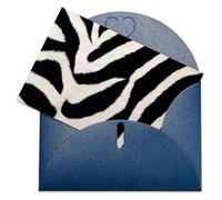 LZQPOEAS Biglietti di auguri con buste Biglietto di auguri vuoto Zebra Animal Thank You Card Biglietti per feste Pieghevole Biglietto vuoto per compleanno Biglietti di auguri vuoti Biglietti di invito