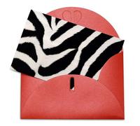 LZQPOEAS Biglietti di auguri con buste Biglietto di auguri vuoto Zebra Animal Thank You Card Biglietti per feste Pieghevole Biglietto vuoto per compleanno Biglietti di auguri vuoti Biglietti di invito