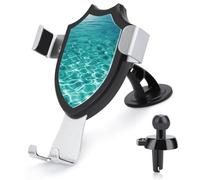 LZQPOEAS Blue Aqua - Supporto universale per telefono cellulare da auto, per cruscotto, parabrezza, bocchetta dell'aria, supporto girevole regolabile per auto, compatibile con tutti gli smartphone da