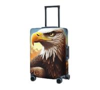 LZQPOEAS Copertura per bagagli da viaggio, copertura per valigia, protezione per valigie, copertura per bagagli con aquila, lavabile, elastica, antigraffio, protezione per valigie personalizzate per