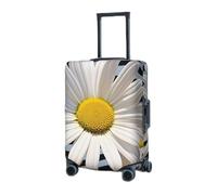 LZQPOEAS Copertura per bagagli da viaggio Copertura per valigia Protezione per valigie Daisy Flower Copertura per bagagli Lavabile Elastico Antigraffio Valigia Protettiva per Adulti Coperture per