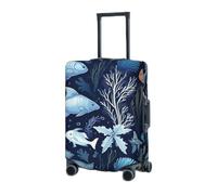 LZQPOEAS Copertura per bagagli da viaggio Copertura per valigia Protezione per valigie subacquea Ocean Life Bagagli Lavabile Copertura per bagagli elastica antigraffio Custodia protettiva per valigia