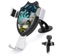 LZQPOEAS Nine-Tailed Fox Supporto universale per telefono cellulare per cruscotto parabrezza bocchetta dell'aria, supporto girevole regolabile per auto, compatibile con tutti gli smartphone da 4-6