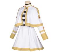 Lzrong Costume da cosplay con parrucca anime congelamento set completo per cosplay abbigliamento cosplay uniforme con accessori per feste di Halloween