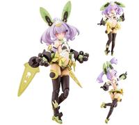 Lzrong Raider of Shadow-Rabbit Super Action Figure Anime Original Painting Figure Self-Assembled Statua Intercambiabile Facce DIY Modello Desktop Decorazione Regalo per fan