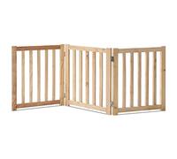 LZRS Cancello per animali domestici indipendente in legno massello,Cancelli per cani in legno per porte,Cancelli per cani in legno naturale per la casa,Cancello per cani per scale, Recinzione di