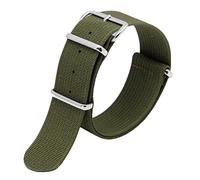 LZTDSBX Cinturino dell'orologio, Cinturino for Orologio Militare Nato in Nylon ad Alta densità da Uomo 20/22 mm, for analogico Classico, quadrante al Quarzo(Army Green,20mm)