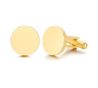 LZTDSBX Gemelli Vuoti Gemelli con Incisione Personalizzata da 50 Pezzi for Lo Sposo(CL-050 Gold)