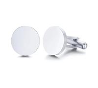 LZTDSBX Gemelli Vuoti Gemelli con Incisione Personalizzata da 50 Pezzi for Lo Sposo(CL-050 Silver)