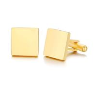 LZTDSBX Gemelli Vuoti Gemelli con Incisione Personalizzata da 50 Pezzi for Lo Sposo(CL-051 Gold)