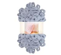 LZTDSBX Polyester Finger Loop Yarn, 2 Balls Puffy Wool Hand Braid Rope Knitting Thick Velvet Rainbow(Color 16)