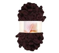 LZTDSBX Polyester Finger Loop Yarn, 2 Balls Puffy Wool Hand Braid Rope Knitting Thick Velvet Rainbow(Color 21)