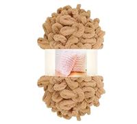 LZTDSBX Polyester Finger Loop Yarn, 2 Balls Puffy Wool Hand Braid Rope Knitting Thick Velvet Rainbow(Color 9)