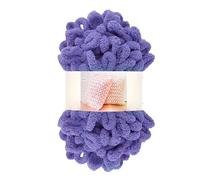 LZTDSBX Polyester Finger Loop Yarn, 2 Balls Puffy Wool Hand Braid Rope Knitting Thick Velvet Rainbow(Color 26)