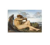 LZTEN Poster su tela con stampa di Angelo caduto di Alexandre Cabanel, decorazione artistica da parete, senza cornice, 50,8 x 76,2 cm