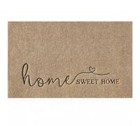 Lzuso Home Love - Zerbino per porta d'ingresso, per interni, antiscivolo, resistente, facile da pulire, per ingresso esterno, cortile, garage, aree ad alto traffico Hello 45,7 x 71 cm