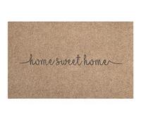 Lzuso Zerbino Home Sweet Home, tappetino di benvenuto resistente, a basso profilo, antiscivolo, per esterni e interni, ingresso domestico, ingresso esterno