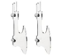 LZVMLNQI Due strati Spada Gancio Supporto Tutte Le Spade Supporto Acrilico Adulti Regali Trasparente, 15x8cm