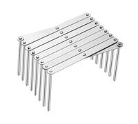 LZVMLNQI Scolapiatti in acciaio inox multifunzionale robusto stabile controsoffitto organizzatore L