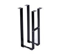 LZVMLNQI Supporto per computer in acciaio regolabile sotto la scrivania per ufficio Economy nero, 12,6 x 29 x 22 cm