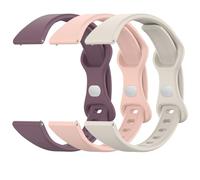 Lzwldan Confezione da 3 cinturini sottili in silicone per orologio, 20 mm, 22 mm, a sgancio rapido, morbidi cinturini sportivi di ricambio per donne e uomini