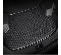 LZWLZW Tappeto Baule Fodera Bagagli per VW Caddy Maxi 2015-2023, Impermeabile Auto Pelle Tappetini Bagagliaio Copri Bagagliaio Auto,Black