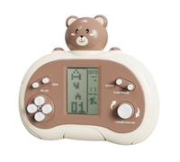 LZYCH Cartone Animato Carino Console di Gioco a Blocchi 26 Gioco Retrò Mattoni/Corsa/Carro armato Difficoltà Regolabile Compleanno per Bambini/Regalo di Natale Giocattoli Puzzle Cubetto (Marrone)