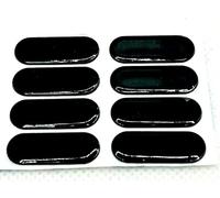 LZYDD Pattini per mouse per HyperX Pulsefire Haste - Mouse da gioco (confezione da 2) (nero)