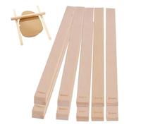 LZYDKH 10 pannelli in legno per ceramica, accessori per ceramiche, aste di guida per mattarello, guide, distanziatori per ceramiche, fai da te, 5 misure, 3/4/5/6/7 mm