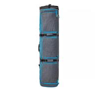 Lzyjck Borsa da Snowboard con Ruote Borsa da Sci con Ruote, Scomparto Principale Espandibile, Interno Impermeabile A Doppio Strato per Viaggi in Aereo E su Strada,Grigio