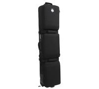 Lzyjck Borsa da Snowboard con Ruote Borsa da Snowboard per Viaggi Aerei, Adatta per Sci Singoli/2 Set di Sci, Casco, Giacca E Scarponi,Nero,165x33x18cm