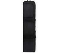 Lzyjck Borsa Portasci con Ruote, Borsa Portasci Doppia con Ruote, 3 Tasche Esterne per Scarponi da Sci, Caschi E Occhiali Borsa Portasnowboard per Viaggi Aerei, per Uno O Due Set di Sci,Nero