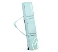 Lzyjck Borsa portasci Doppia con Ruote, Borsa Porta Snowboard Impermeabile con Ruote Estensibile da 165 a 177 cm, 3 Tasche Esterne Imbottite Adatta per Uno Sci o 2 Set di Sci,Verde