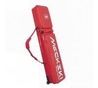 Lzyjck Borsa portasci Impermeabile con Ruote, Doppia Borsa portasnowboard con Ruote per Viaggi Aerei Estensibile da 165 cm a 177 cm, Adatta a Uno o Due Set di Sci,Rosso