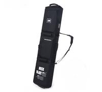 Lzyjck Borsa portasci Impermeabile con Ruote, Doppia Borsa portasnowboard con Ruote per Viaggi Aerei Estensibile da 165 cm a 177 cm, Adatta a Uno o Due Set di Sci,Nero