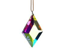 LZYWOD Acchiappasole Amore Ciondolo Colorato Vetro Prisma Ornamento Albero di Natale Decorazione Anno Suncatchers Decor Nuovo Giardino