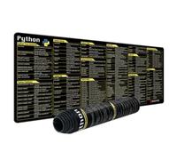 LZYWOD Java Python Programmazione Mouse Pad Grandi Scorciatoie Tastiera Mousepad Cheat Sheet Mat Desk Desk Cucito