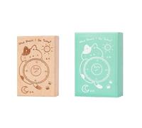 LZYWOD Nuovo Legno Assortiti Modello di Timbro Memorandum Sight Box Serie Schedule Scrapbook Francobolli Sigillo Decorativo