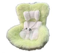 LZYWOD Seggiolino auto per bambole, seggiolino per auto per bambole da 10-17 cm, accessori per auto con cintura di sicurezza, graziosa decorazione per auto per display sul cruscotto, mini sedia per
