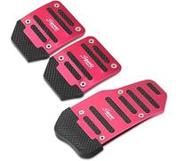 LZZDZSSL Acciaio Inossidabile Pedale Pad Coperture per Alfa Romeo 147 156 159 166,Antiscivolo Pedale del Gas e Freno Accessori per Auto,Red