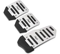 LZZDZSSL Pedali Auto per Alfa Romeo 147 156 159 166,Antiscivolo Gas Freno Frizione Pedale Pedaliera Auto in Acciaio Inossidabile Interno Accessori,White