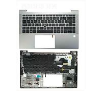 LZZSEOZ Custodia Superiore per poggiapolsi con Tastiera retroilluminata US/UK/FR/SP/LA per HP EliteBook 840 G8 G7 745 M36312-001 M07090-001(SP Layout)