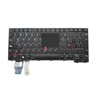 LZZSEOZ Tastiera retroilluminata LA US FR per Lenovo per ThinkPad T14 L14 P14S Gen 3 21AH 21AJ USA per tastiere Trackpoint 5N21D67970 CS22FBL-84US(LA Backlit)