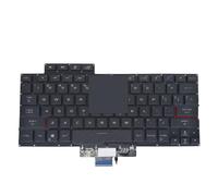 LZZSEOZ Tastiera retroilluminata per Laptop in Inglese Americano, Spagnolo, Latino, ucraino, per ASUS, ROG, Zephyrus G14 GA401 GA401I GA401IV GA401U 2020 8037B0169701(US Black)