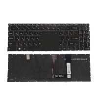 LZZSEOZ Tastiera retroilluminata RGB US RU per MSI per Katana GF66 GF76 per Pulse GL66 GL76 MS-1582 MS-1581 1583 MS-17L1 17H3 Inglese Russo NSK-FG1ABN(Russian Light)